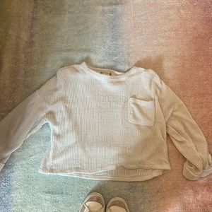 altrd state white cropped sweater